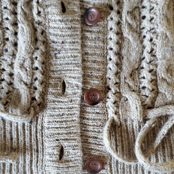 American Rag Tan Cable Knit Cardigan - Picture 6 of 10